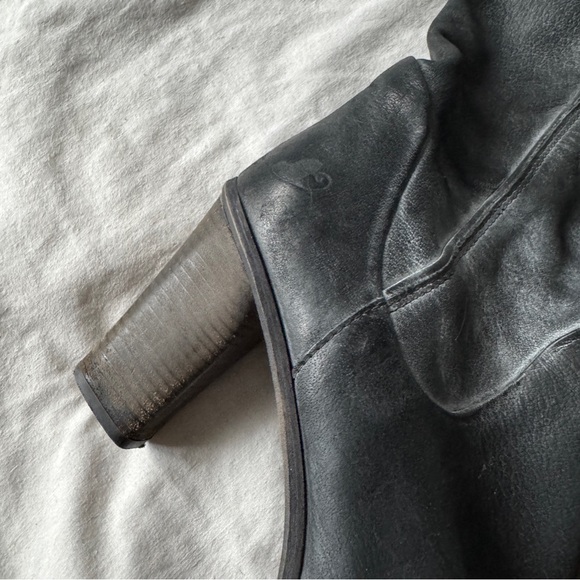 Felmini Distressed Leather Boots Made In Portugal - Picture 6 of 14